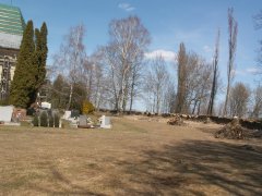 oprava ohradní zdi okolo kostela