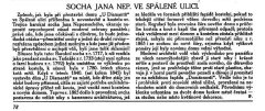 článek z dobového tisku - Věstník Klubu za starou Prahu