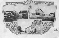 bývalý klášter na dobové pohlednici