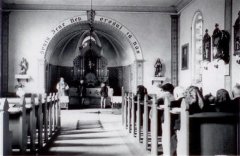 historické foto interiéru kaple