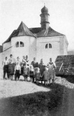historické foto kostela