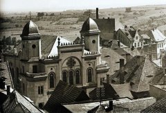 starší foto synagogy – detail