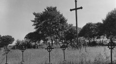 historické foto hřbitova