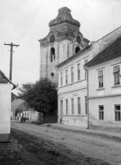 věž původního kostela