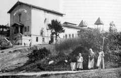 historické foto pašijového divadla
