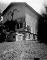 historické foto pašijového divadla