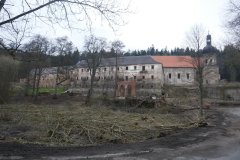 pohled na areál kláštera