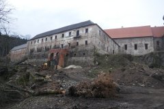 pohled na areál kláštera