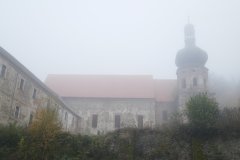 pohled na areál kláštera