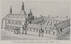 kresba kostela