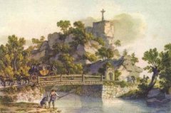 kresba kaple od Johanna Wolfganga Goetha