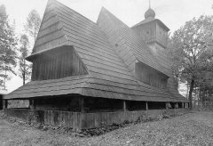 historické foto původního kostela