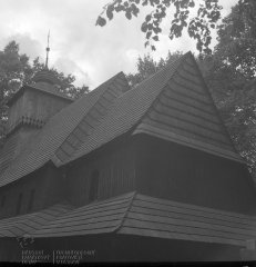 historické foto původního kostela