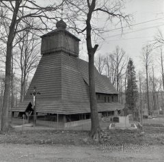 historické foto původního kostela