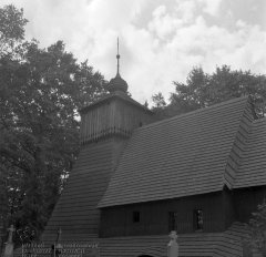 historické foto původního kostela