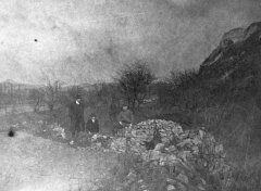 historické foto hřbitova