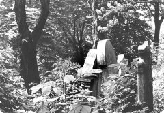 historické foto hřbitova