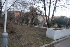 prostor bývalého hřbitova