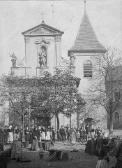 historické foto kostela