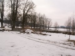 oprava ohradní zdi bývalého hřbitova