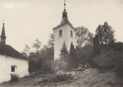 kostel ještě na původním místě