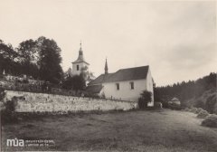 kostel ještě na původním místě