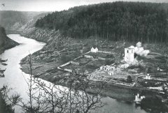 odstřel původní zvonice