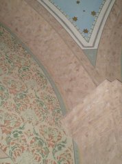 štuková výzdoba interiéru synagogy