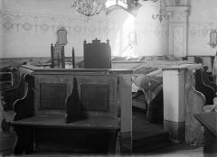 starší foto interiéru synagogy