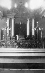 interiér bývalé synagogy - zadní část