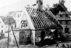 historické foto demolice kaple