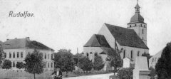 výřez s kapličkou z předchozí pohlednice