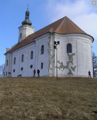 kostel před opravou kopule