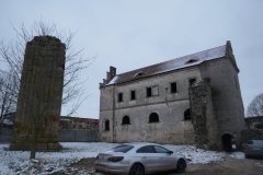 pilíř klášterního kostela
