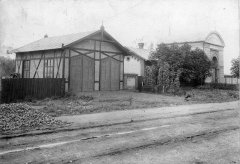 historické foto původní obřadní síně (zcela vpravo)