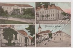 dobová pohlednice města s kapličkou (na pravém horním snímku, zcela vlevo)