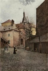kresba kaple - autor Václav Jansa