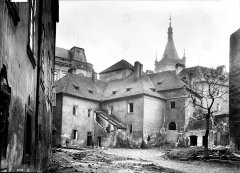historické foto zadního traktu kaple