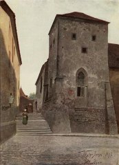 kresba kaple - autor Václav Jansa