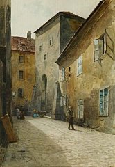 kresba kaple – autor Václav Jansa