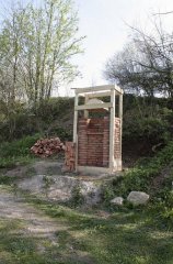 dostavba kapličky - pohled zepředu zprava