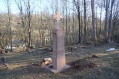 centrální kříž zezadu zprava