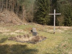 pozůstatek jediného dochovaného hrobu