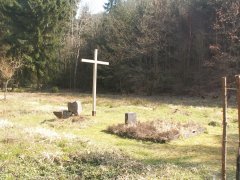 pozůstatek jediného dochovaného hrobu