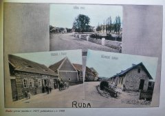 historické foto kaple (na horním snímku vlevo od středu)