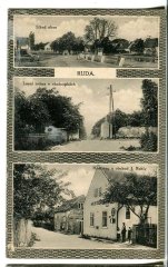 historické foto kaple (na horním snímku vlevo od středu)