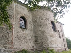 pohled na pravou stěnu