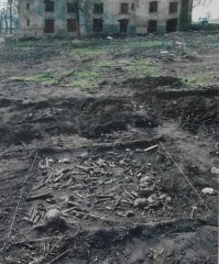 archeologický průzkum základů kostela