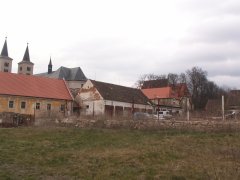 pohled na areál kláštera