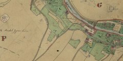 kaple na mapě Stabilního katastru z let 1833 - 1836